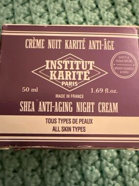 Institut Karité Shea Anti-Aging Night Cream - Purple